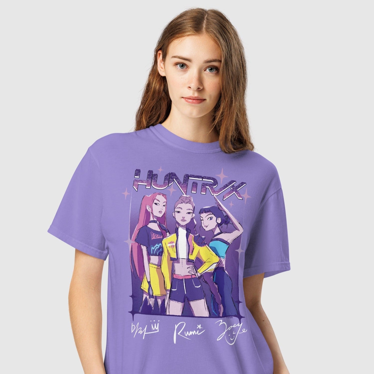 KPop Demon Hunters HUNTR/X Unisex Comfort Colors T-Shirt