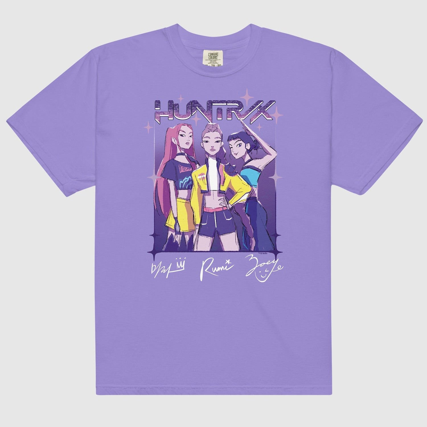 KPop Demon Hunters HUNTR/X Unisex Comfort Colors T-Shirt