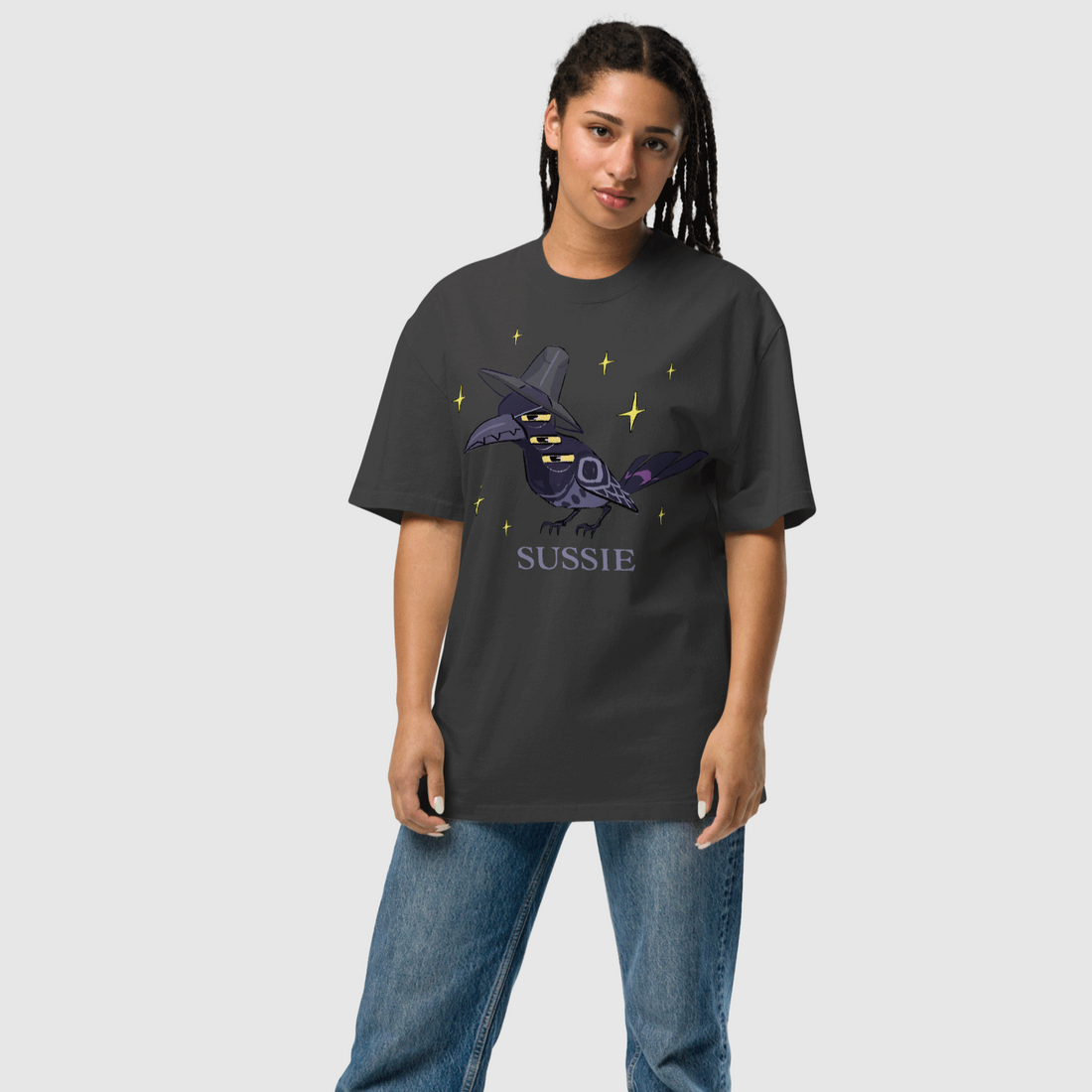 KPop Demon Hunters Sussie Magpie Oversized T-Shirt