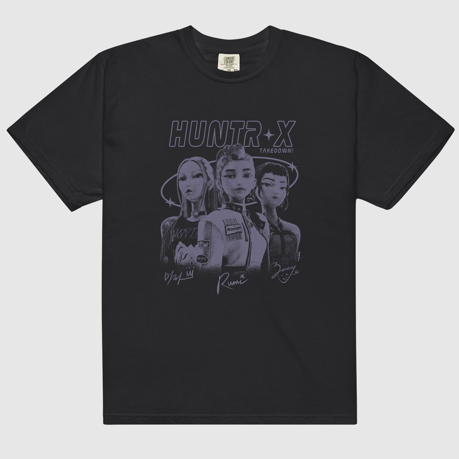 KPop Demon Hunters HUNTR/X Takedown Comfort Colors T-Shirt