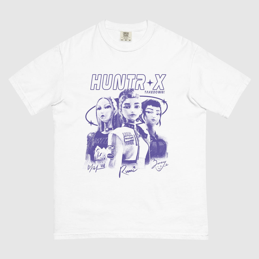 KPop Demon Hunters HUNTR/X Takedown Comfort Colors T-Shirt