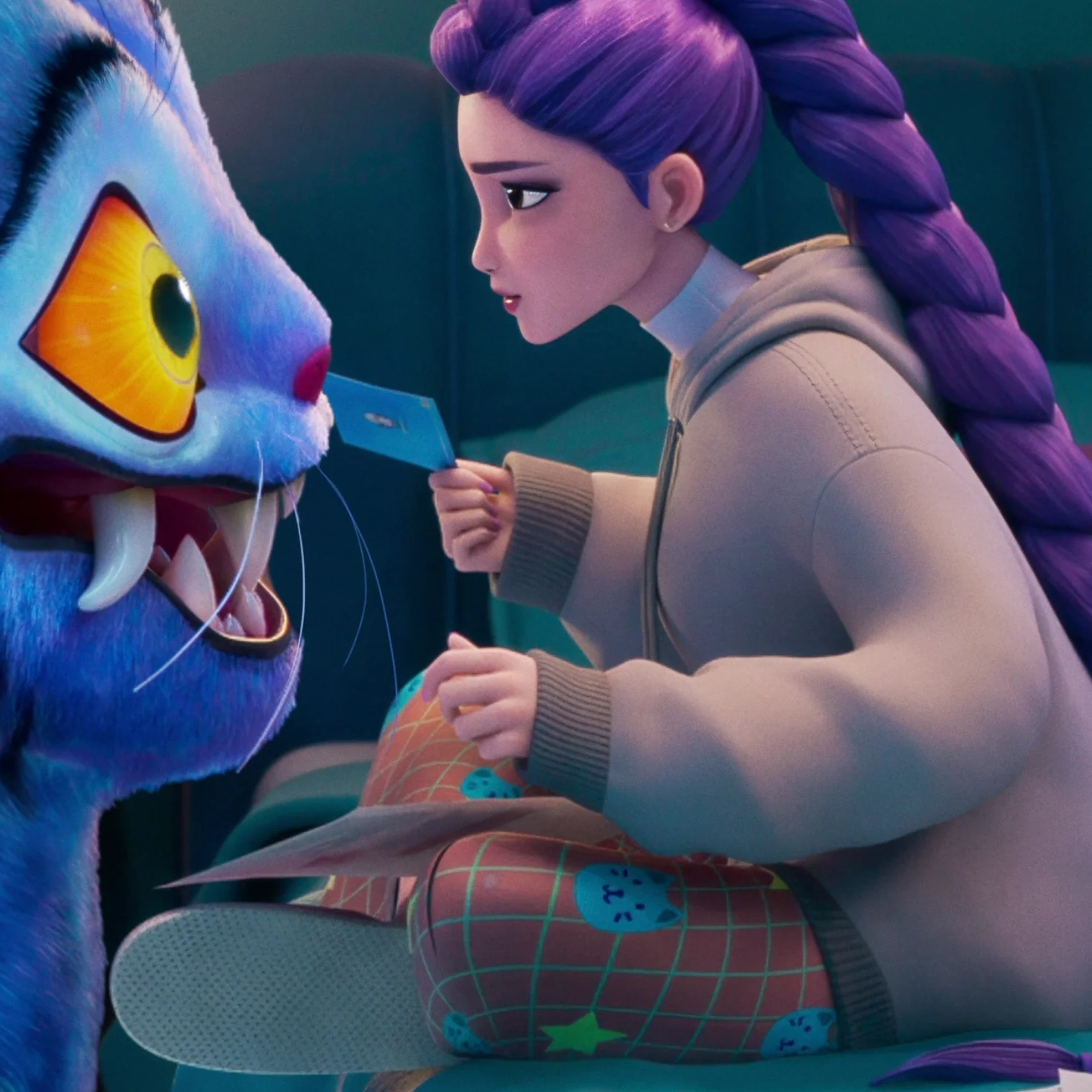 KPop Demon Hunters Rumi Cats Pajama Pants