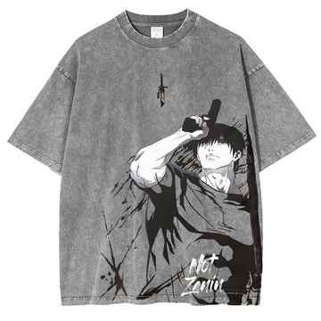Jujutsu Kaisen Toji Fushiguro Washed T-shirt