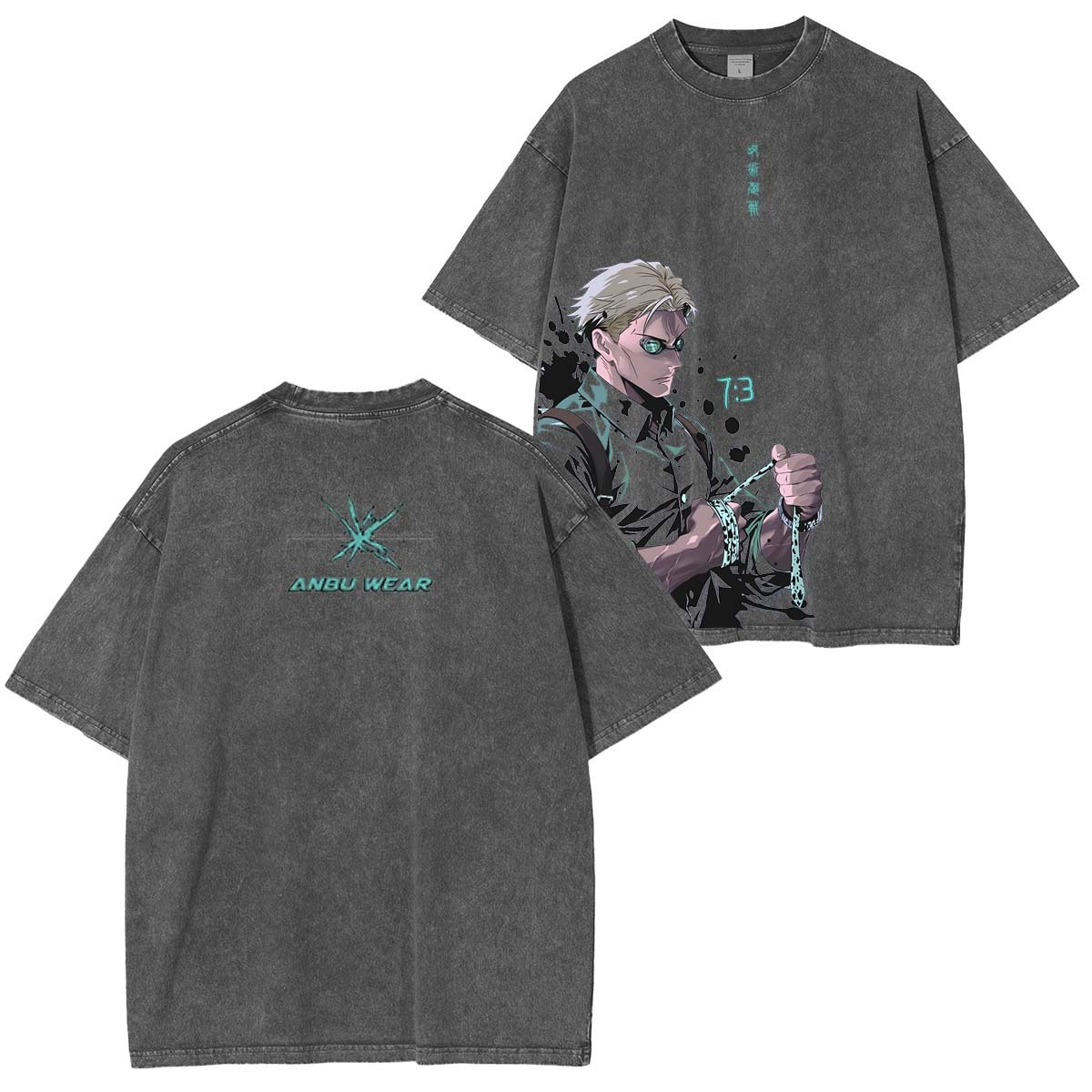 Gojo Satoru Washed T-Shirt Jujutsu Kaisen