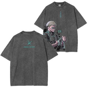 Gojo Satoru Washed T-Shirt Jujutsu Kaisen
