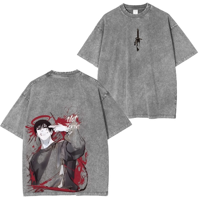 Jujutsu Kaisen Anime Retro Washed T-Shirt