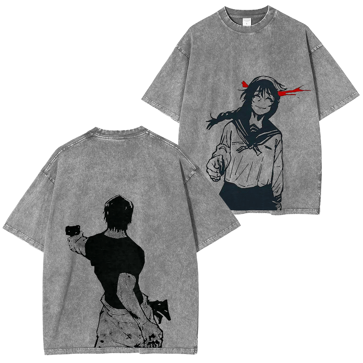 Jujutsu Kaisen Toji V2 Anime Washed Unisex T-Shirt