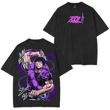 Toji Fushiguro,Jujutsu Kaisen Anime Unisex Washed T-Shirt