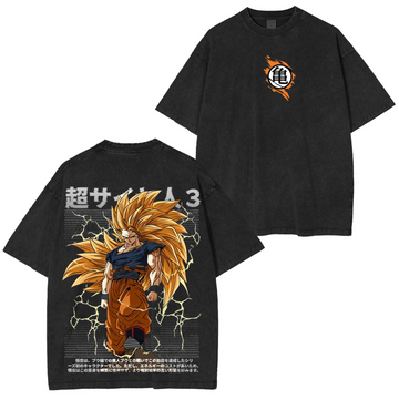 Goku Super Saiyan 3 Vintage Oversize Tee