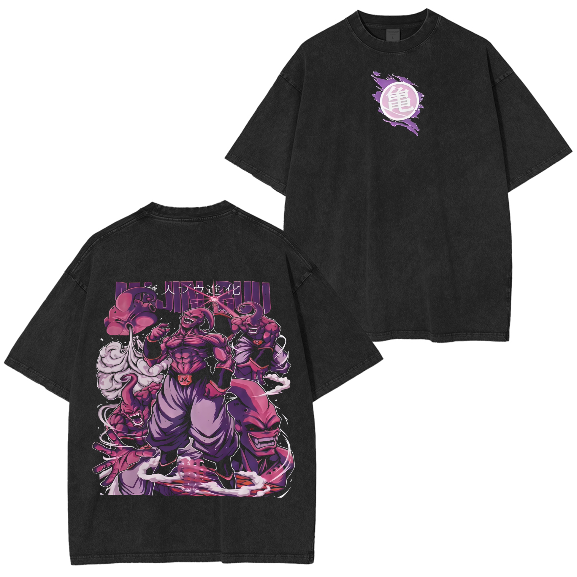 Dragon Super Majin Buu Washed Shirts