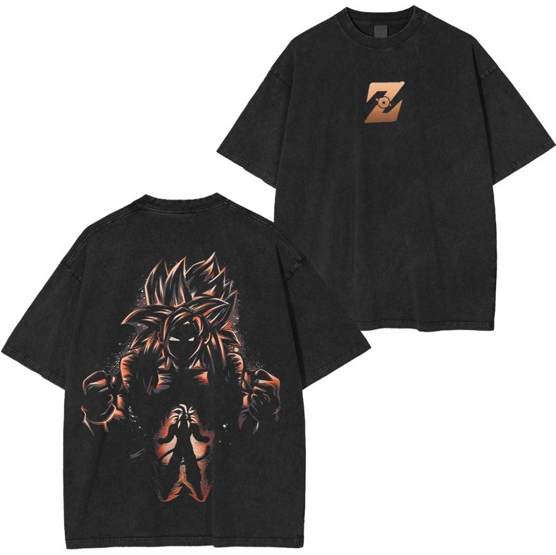 Dragon Ball Vintage Unisex Anime Washed T-shirt