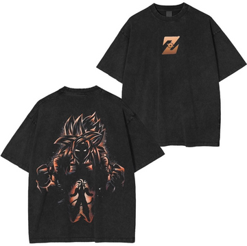 Dragon Ball Vintage Unisex Anime Washed T-shirt